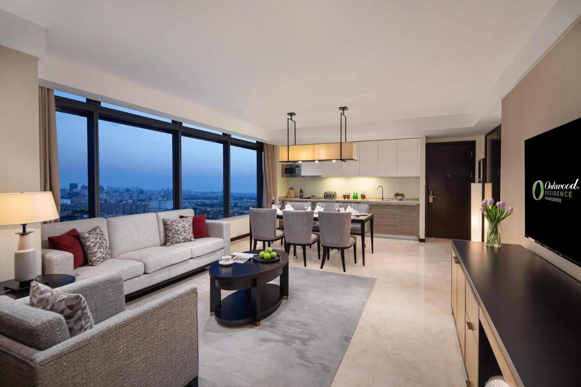 Oakwood Residence Hangzhou Esterno foto